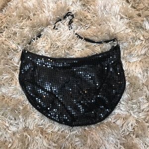 Sequin evening bag